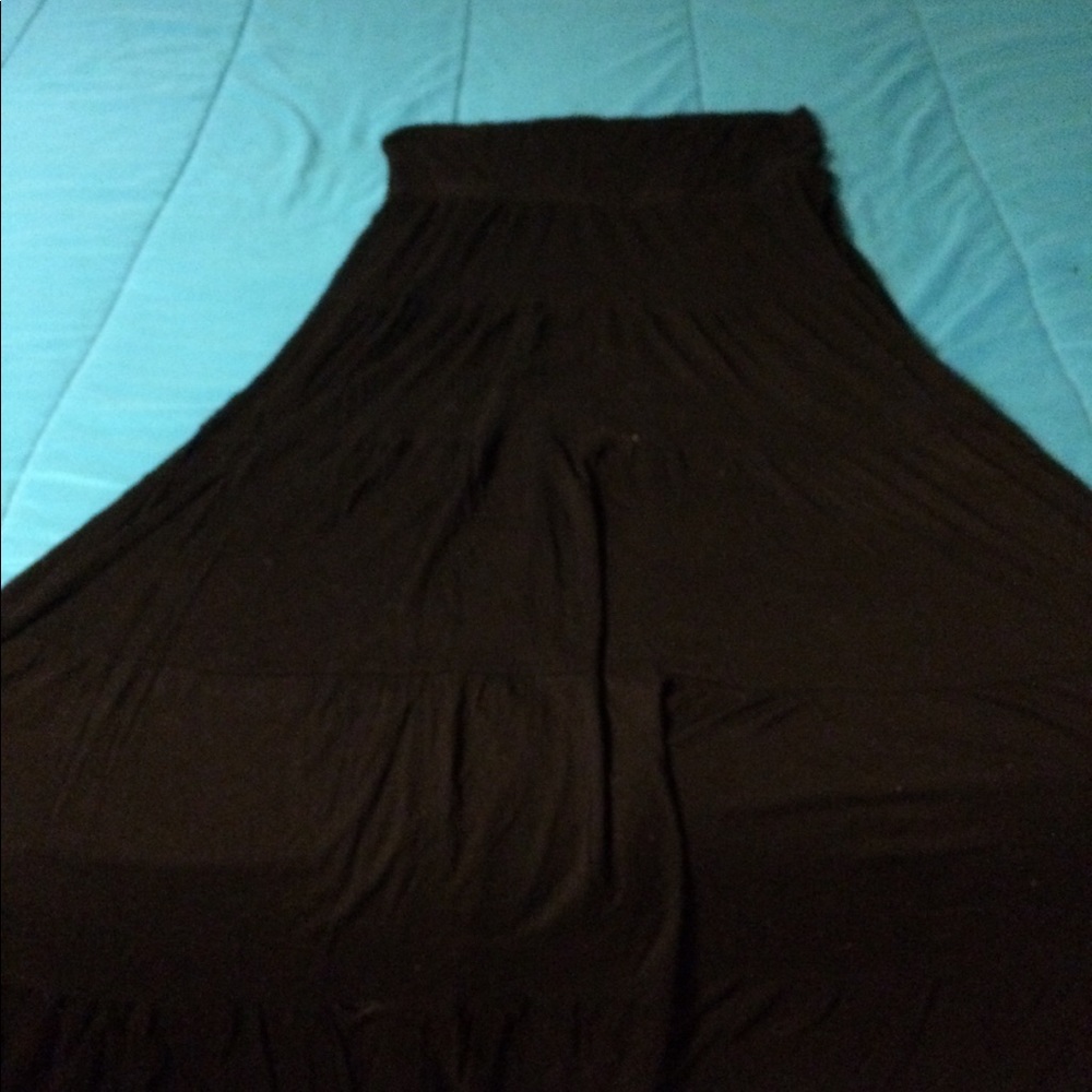 Long black skirt